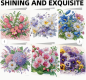 Preview: Diamond Painting 6 Stück Blumenstrauss